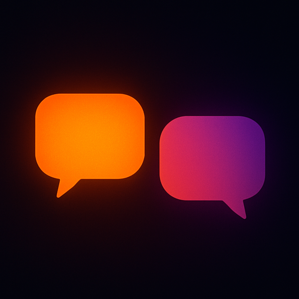 Negotiating the Future: A Tense Chat